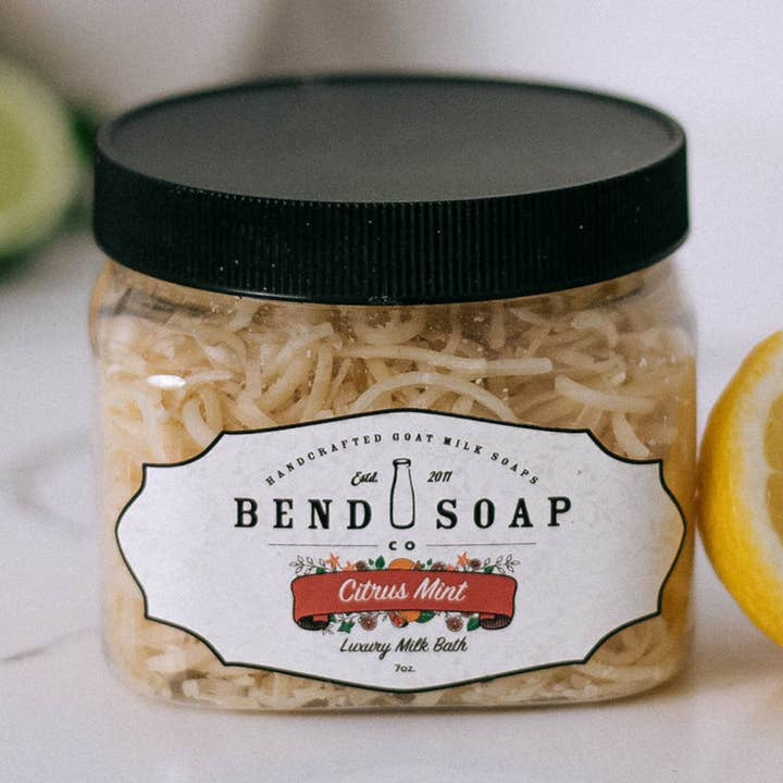 Citrus Mint Milk Bath for wholesale by Bend Soap Company
