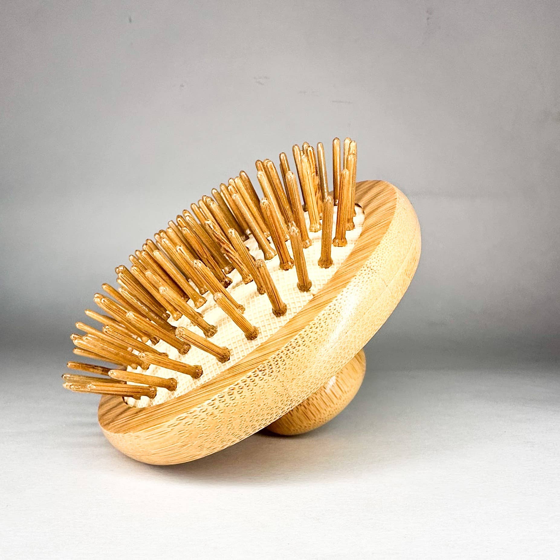 Smile Boutiques - Wholesale Hair Brush/Comb - Natural Bamboo Scalp / Plastic Free Hair Massager Brush1