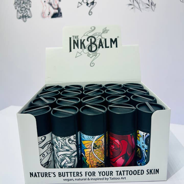 The Ink Balm Ltd - Vente Pommades/soins pour tatouage - The Ink Balm coffret traditionnel1