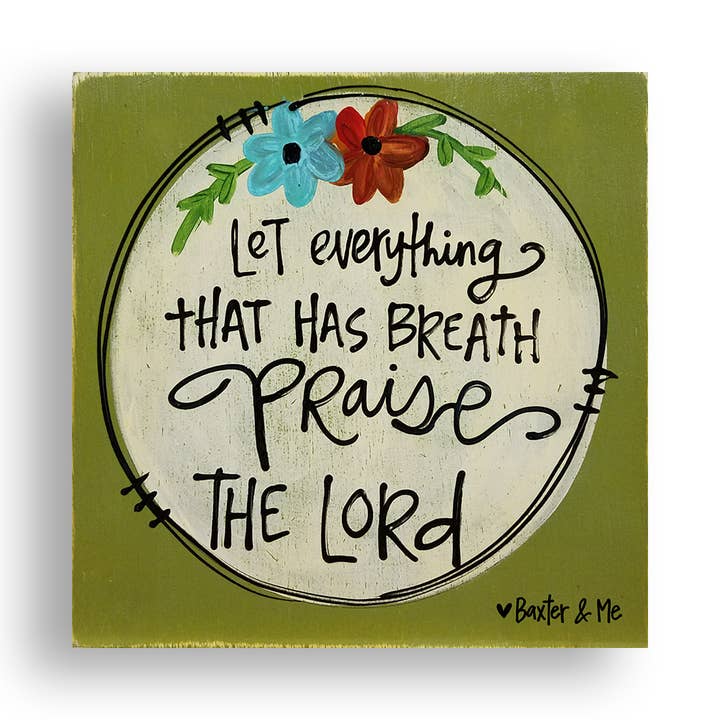 Praise The Lord - Wrapped Canvas for wholesale by Baxter & Me