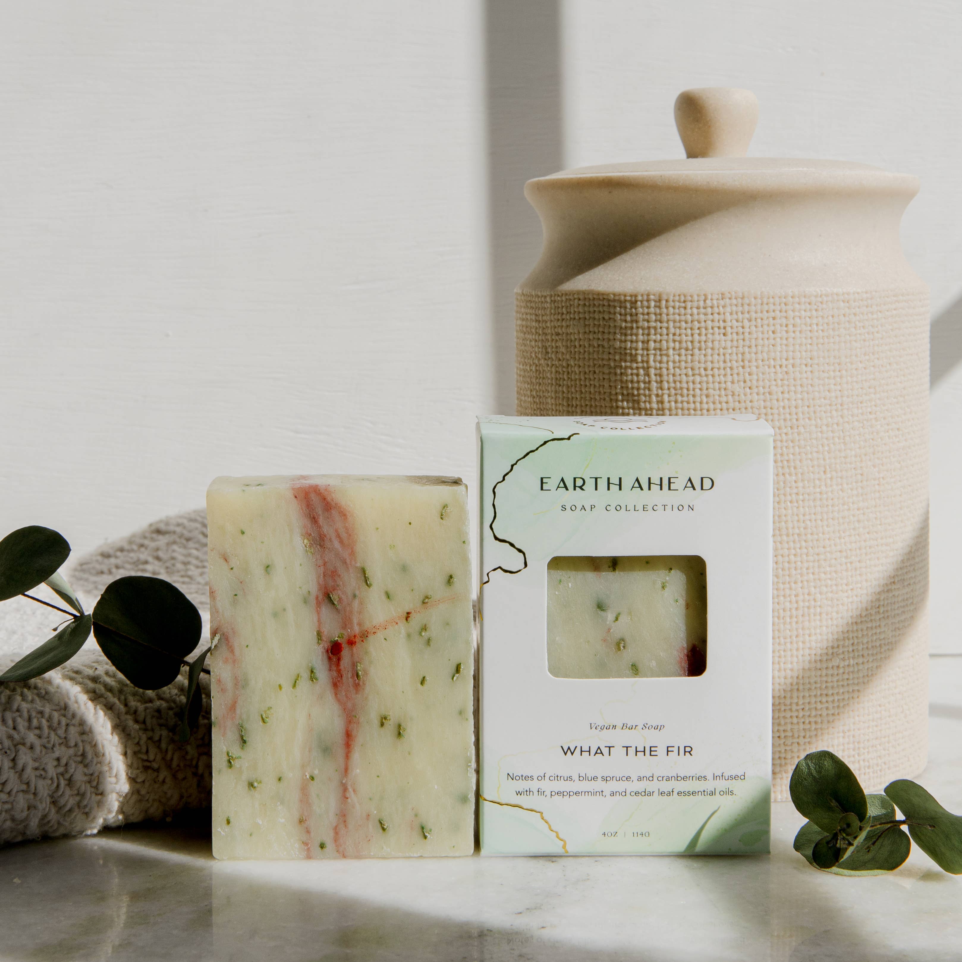 Earth Ahead - Wholesale Bar Soap - WHAT THE FIR Luxury Vegan Bar Soap – Holiday Limited Edition1