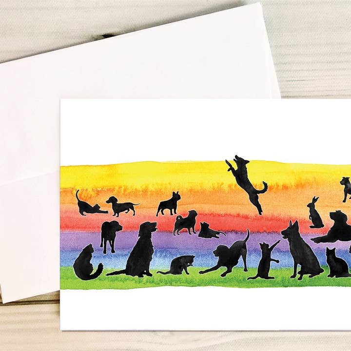 Firefly Sky Design - Wholesale Sympathy Card - NEW! The Rainbow Bridge Pet Sympathy Card2