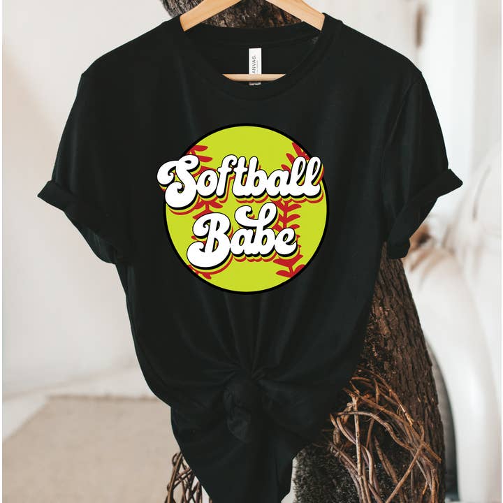 Softball Babe Unisex T-shirt for wholesale by Into The Desert
