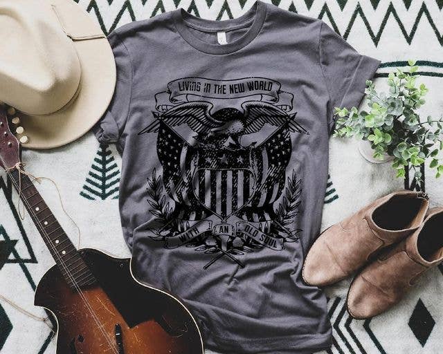 WTF Label - Wholesale Screen Printed T-Shirt - Women's - Old Soul (Grey)0