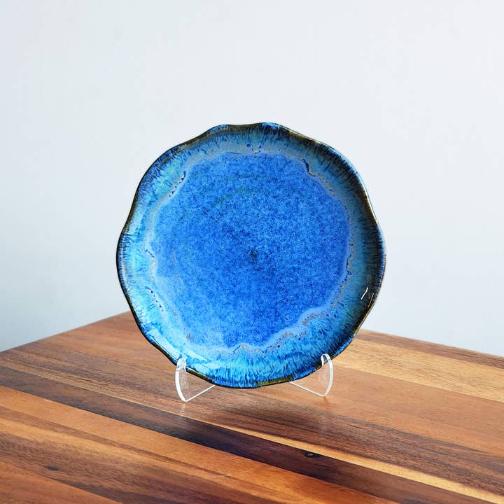 Dock 6 Pottery - Wholesale Dinnerware Set - Wavy Edged Plate - Made to Order - Handmade Stoneware3