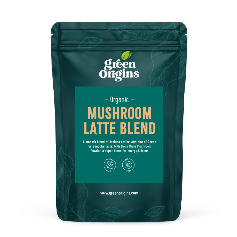 Brand Organic – wholesale Powdered health drink – Green Origins Mushroom Latte 100g Organic Vegan0