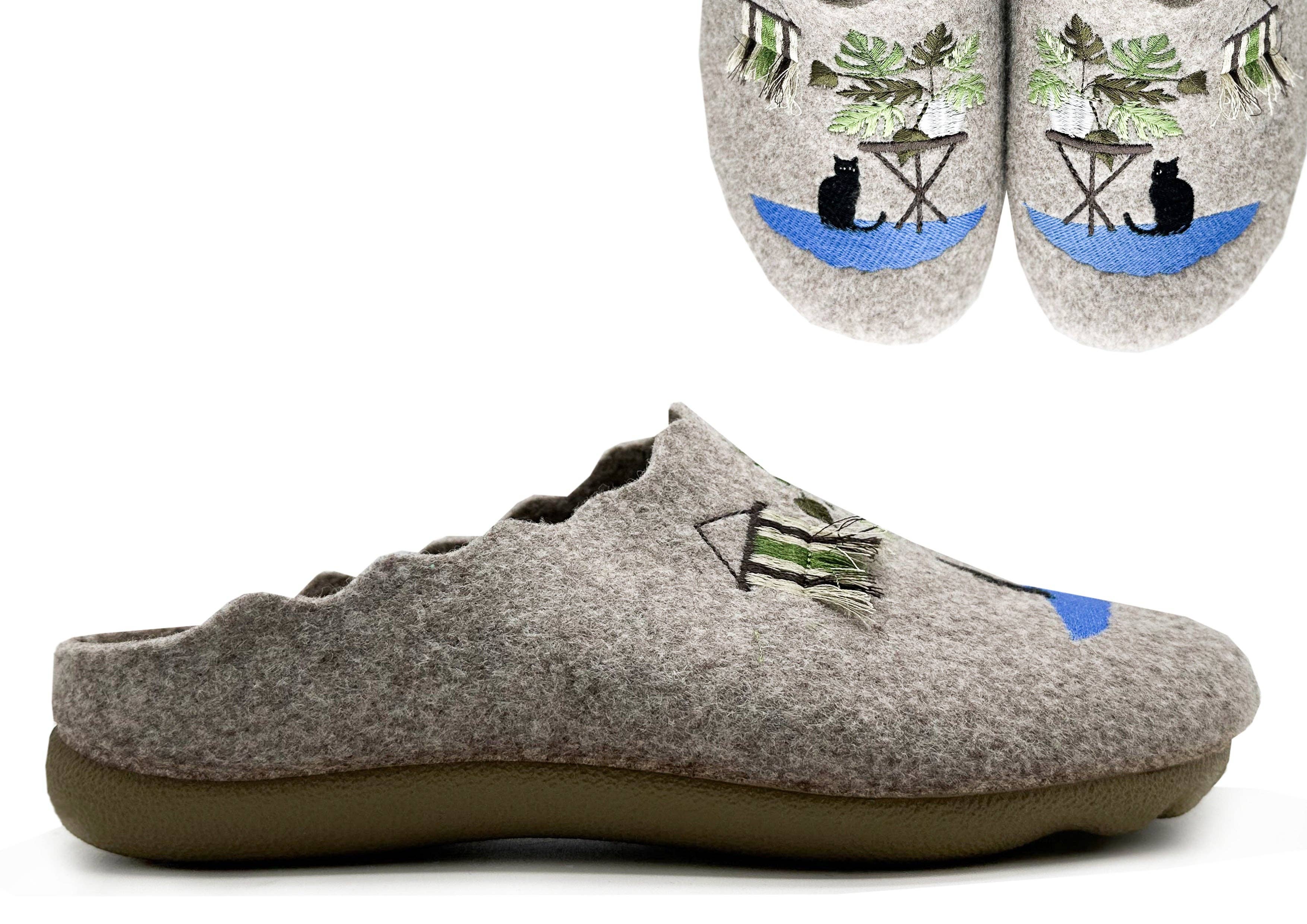 thies - Wholesale Slippers - Women's - MayBe ® Boho Cat brown0