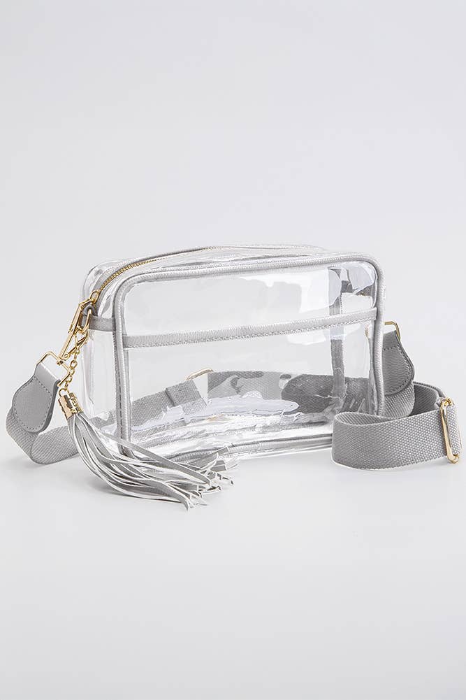 Hana - Wholesale Crossbody Bag - Women's - Clear PU Cross Body Camera Bag15