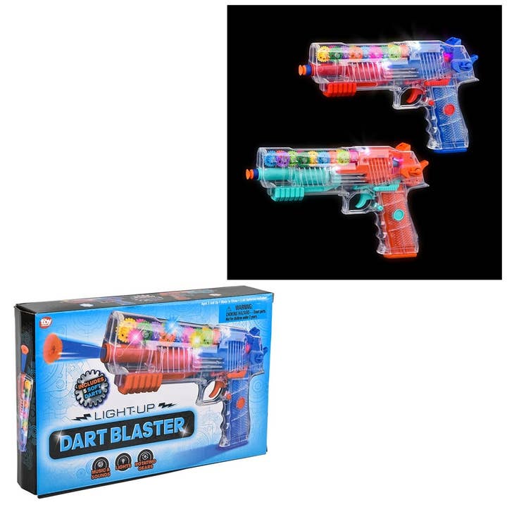 9,5 ”GEAR LIGHT-UP FOAM DART GUN LLB Ljusleksaker för wholesale av La Luna Bella - Toys