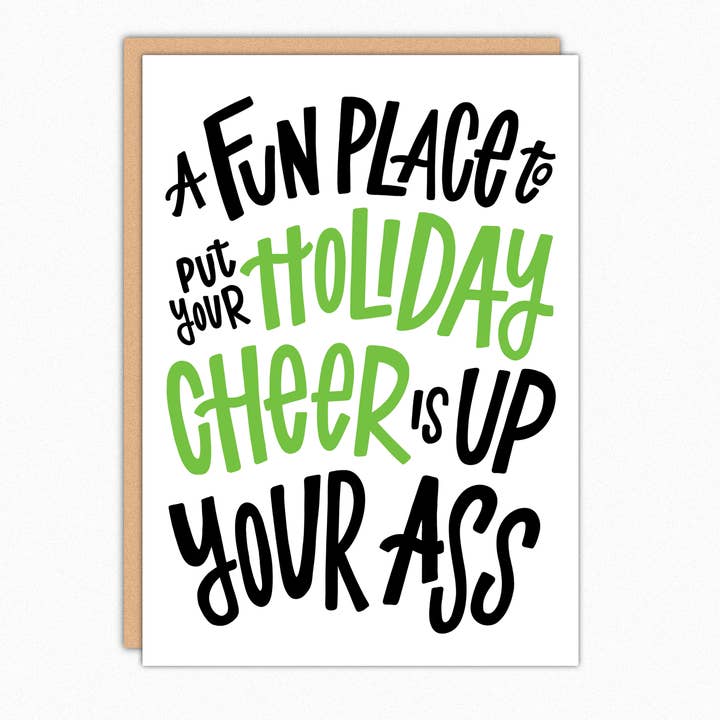 Een leuke plek onbeschofte kerstkaarten voor wholesale door In A Nutshell Studio