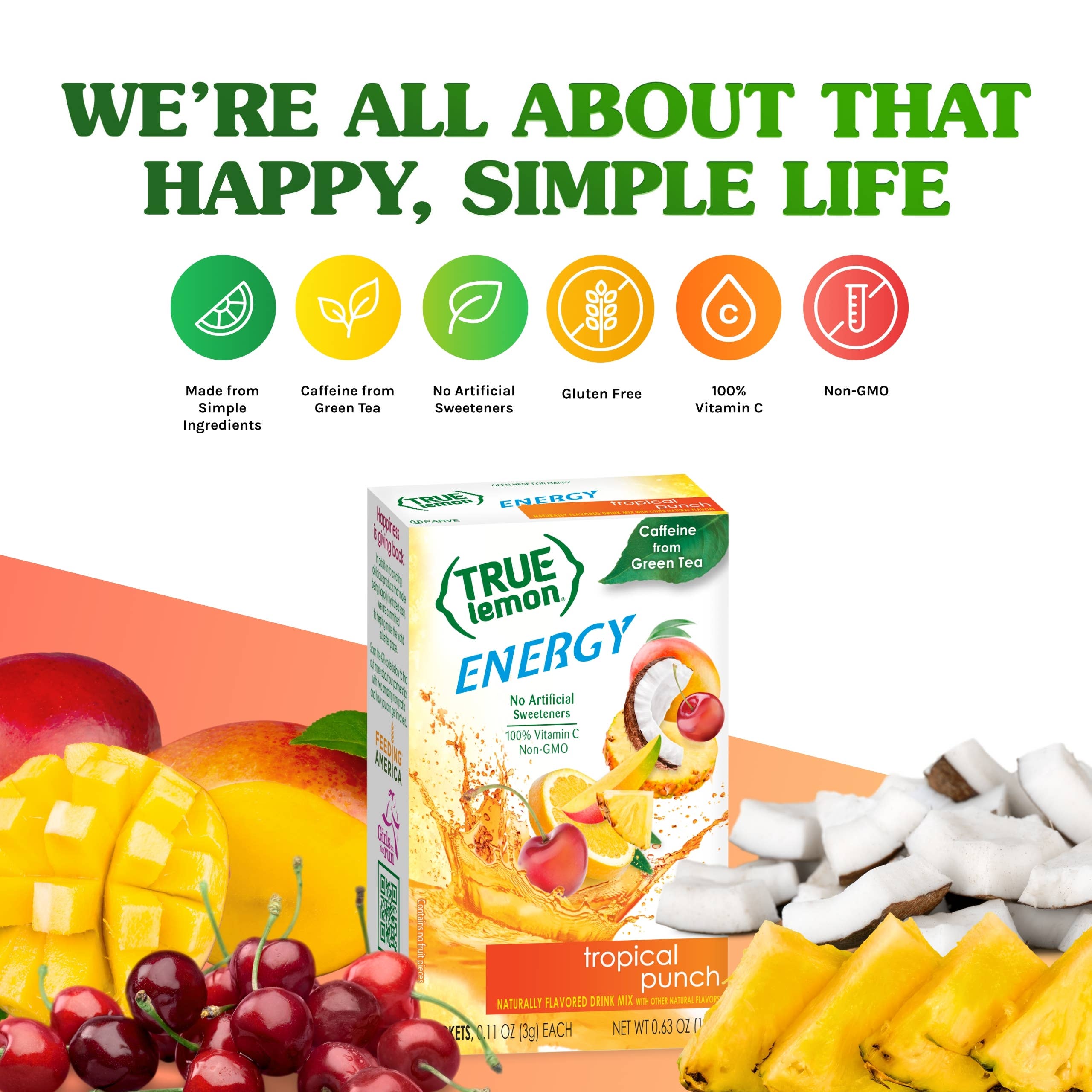 True Citrus - Wholesale Drink Mix - True Lemon Energy Tropical Punch2