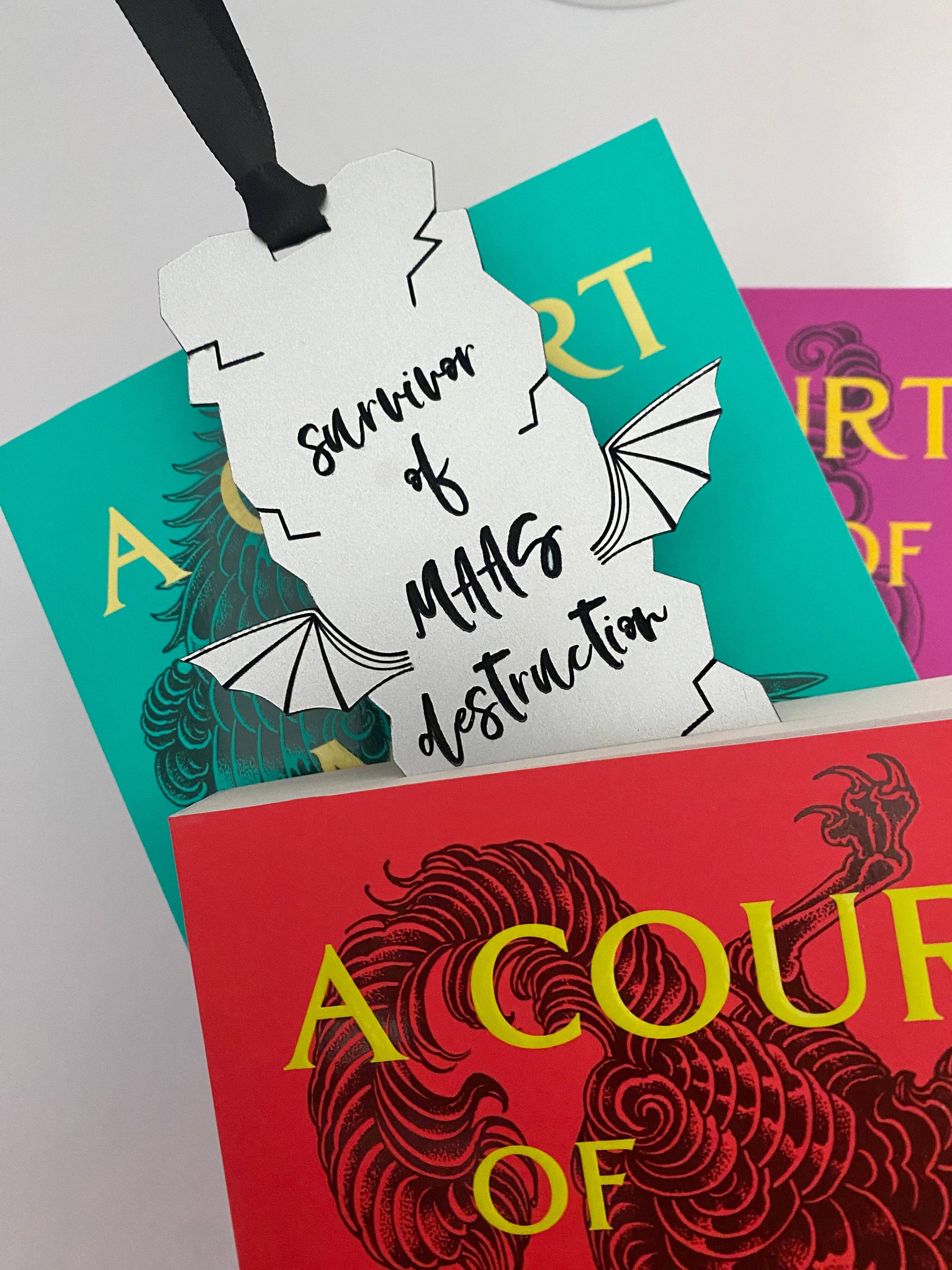 zoo&roo - Wholesale Bookmark - Survivor of Maas Destruction bookmark ACOTAR TOG CC4