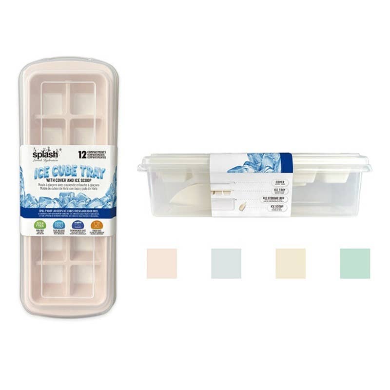 Deluxe Import Trading - Vente Bacs/moules à glaçons - Set de bacs à glaçons Splash 12 cubes 27,4 x 10,4 x 7,5 cm0