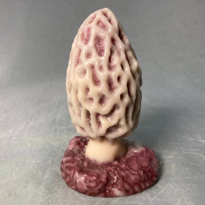 Something Squishy Toys - Wholesale Sex Toy - Silicone Morel Mushroom Plug - Natural Color