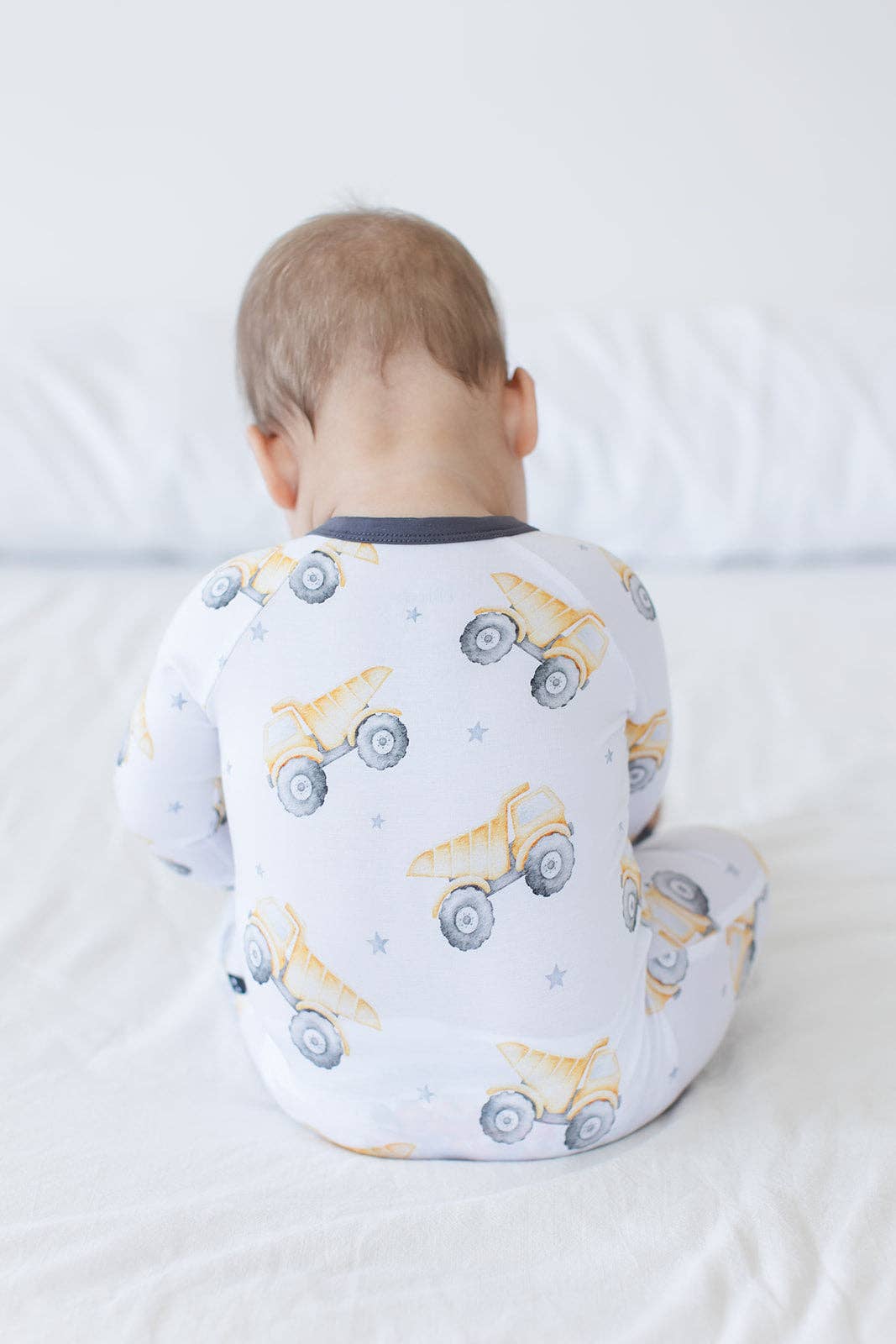 Blush Lotus - Wholesale Jumpsuit - Baby - Dump Trucks - Zippy3