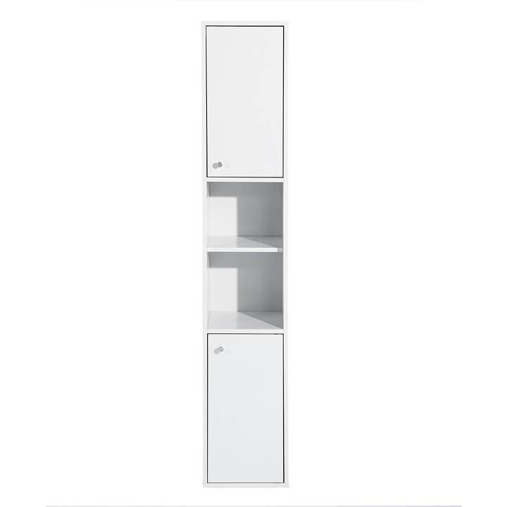 39F Inc. - Wholesale Cabinet - 63" H Tall White Storage Cabinet with Adjustable Shelves
