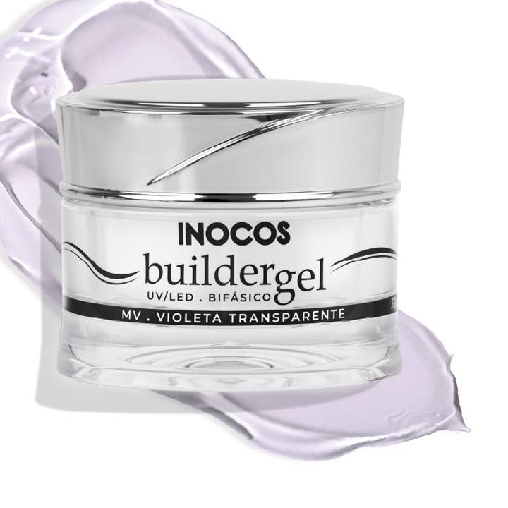Builder Gel Inocos Transparent Violet of Medium Viscosity for wholesale by INOCOS Cosmetics