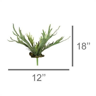 HomArt - Vendita all'ingrosso Piante artificiali - Corno di cervo felce, finto2