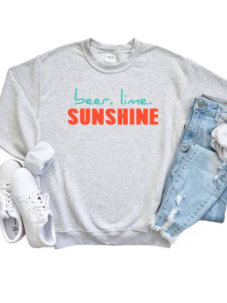 Sunshine Sweatshirt for wholesale by Wildberry Waves