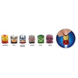 Joy Toy - Vente Figurine – enfant - AVENGERS MICROLITE EN EMBALLAGE TRANSPARENT 3,4X3,4X11,4 CM