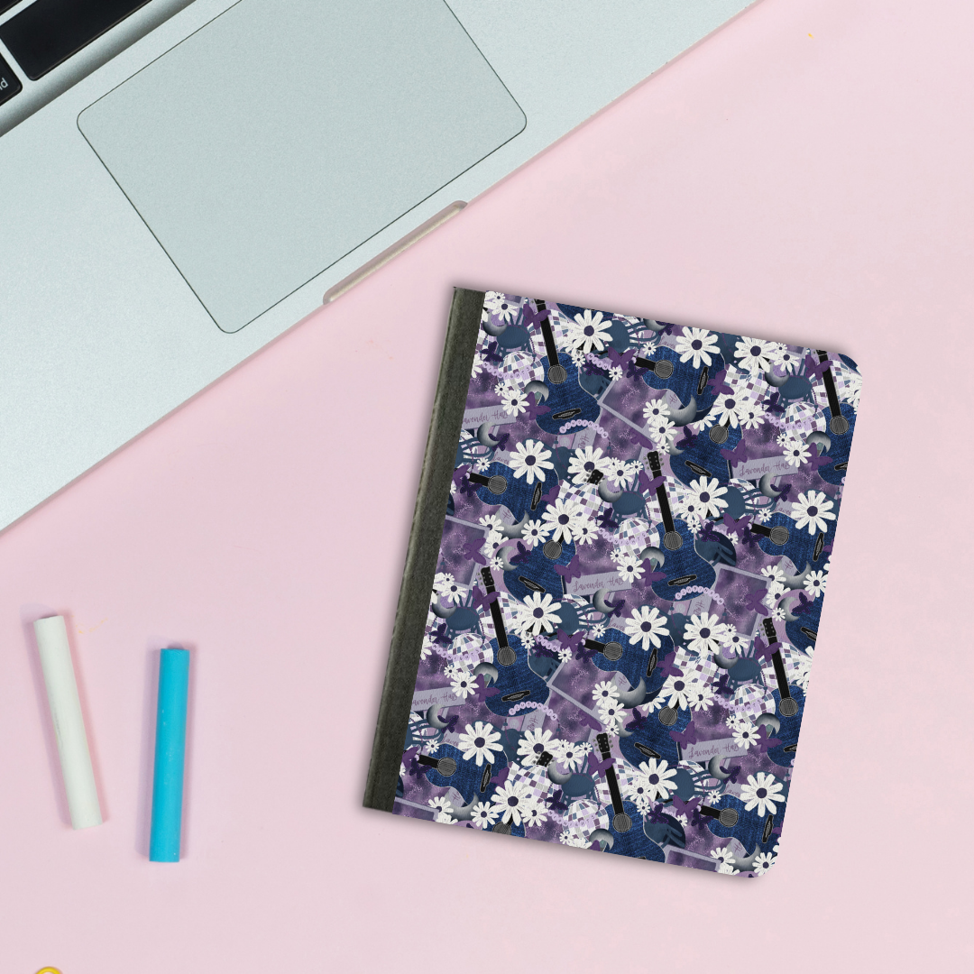 Oily Graphic Creations - Wholesale Notebook - Lavender Haze 10-Mini Composition Notebook Cover3