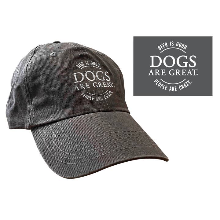 Gorra de béisbol: la cerveza es buena. Los perros son geniales. La gente está loca. para venta al por mayor de Dog Speak
