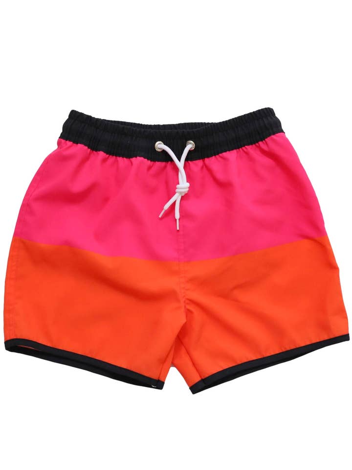 Blueberry Bay – Großhandel Badeshorts – Kinder – Sommer Reiher Trunks0