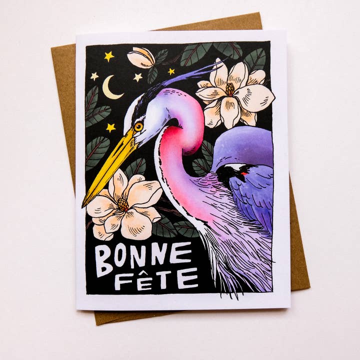 Mattea - Wholesale Birthday Card - Bonne Fête Card1