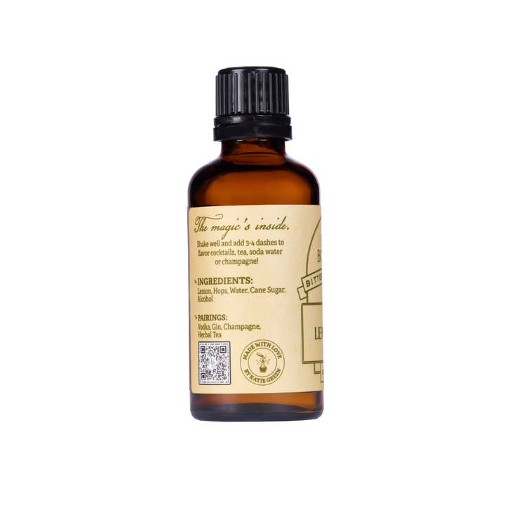 The Boozy Botanist - Wholesale Bitters - Lemon Hops Bitters | Citrus | Clear Spirit | Mockails
