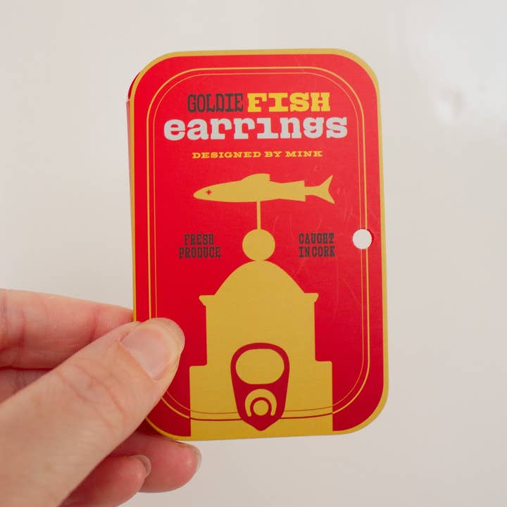 Mink - Wholesale Dangle Earrings - Goldie Fish Earrings5