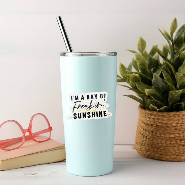 dkhandmade - Wholesale Sticker - I'm a Ray of Freakin' Sunshine Sticker1