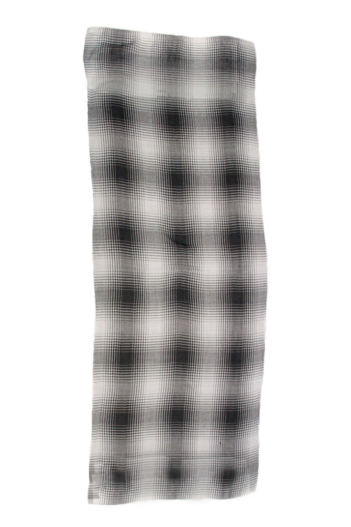 Veroma Gifts - Wholesale Scarf - Women's - Two Toned Faded Plaid Scarf3