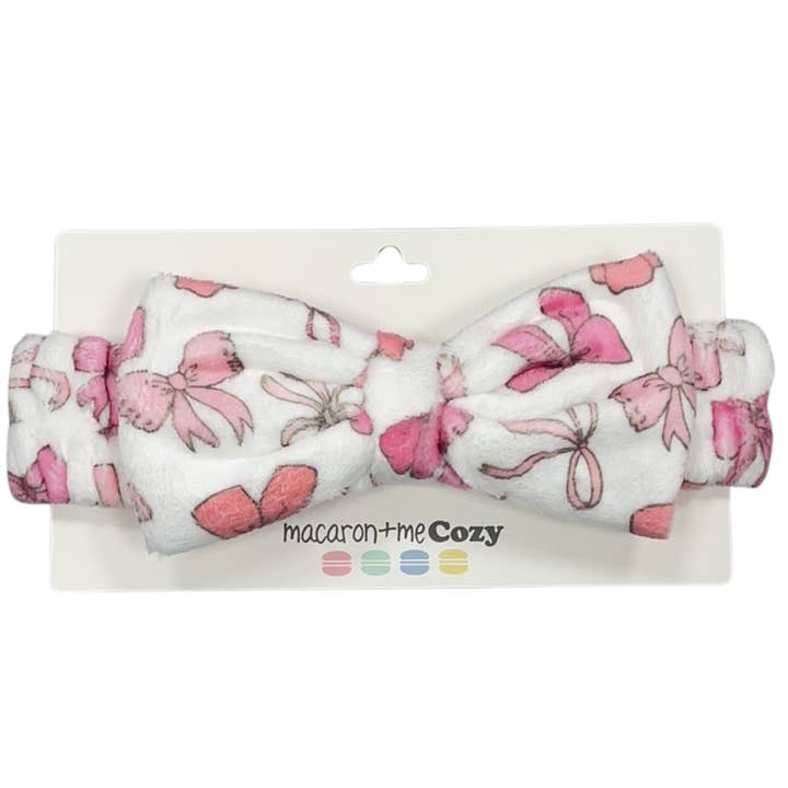 Macaron + Me - Wholesale Hair Bow - Kids - Plush Bow- Pink Bows
