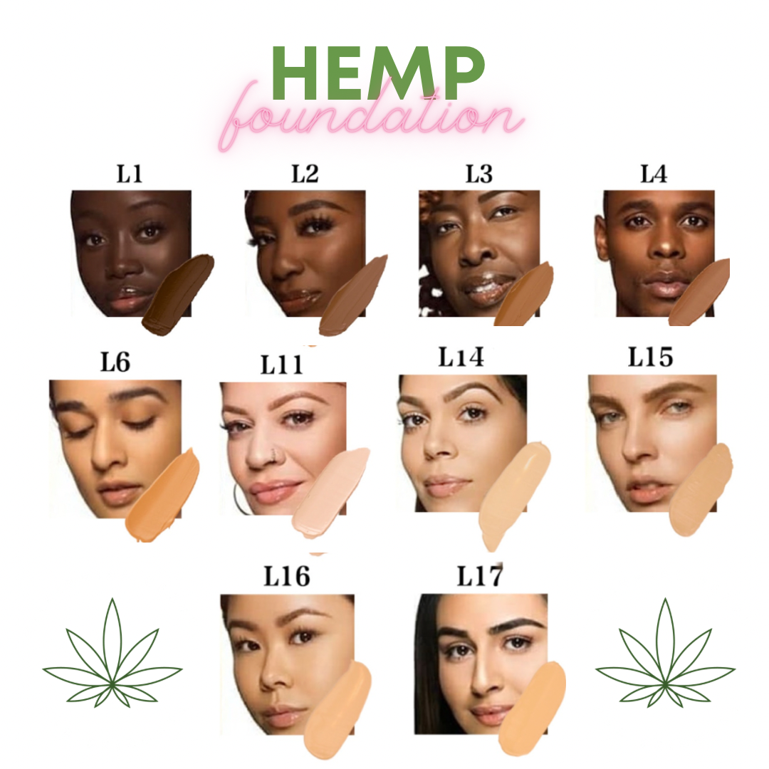 Millennial Beauté – wholesale Foundation – Full täckande foundation med SPF15 och hampfröolja11