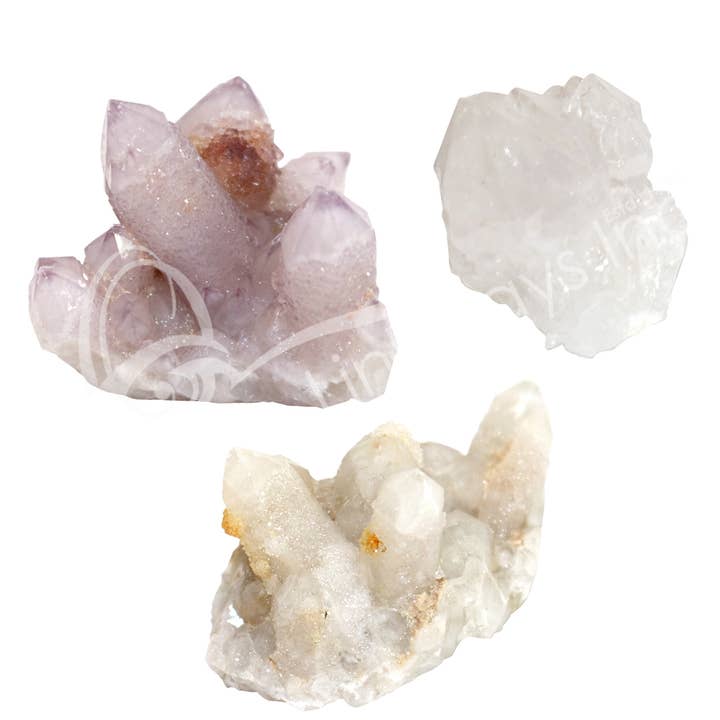 Oceanic Linkways Inc - Wholesale Spiritual stone/crystal - SPECIMEN - SPIRIT QUARTZ, WHITE 1-4" (KG)0