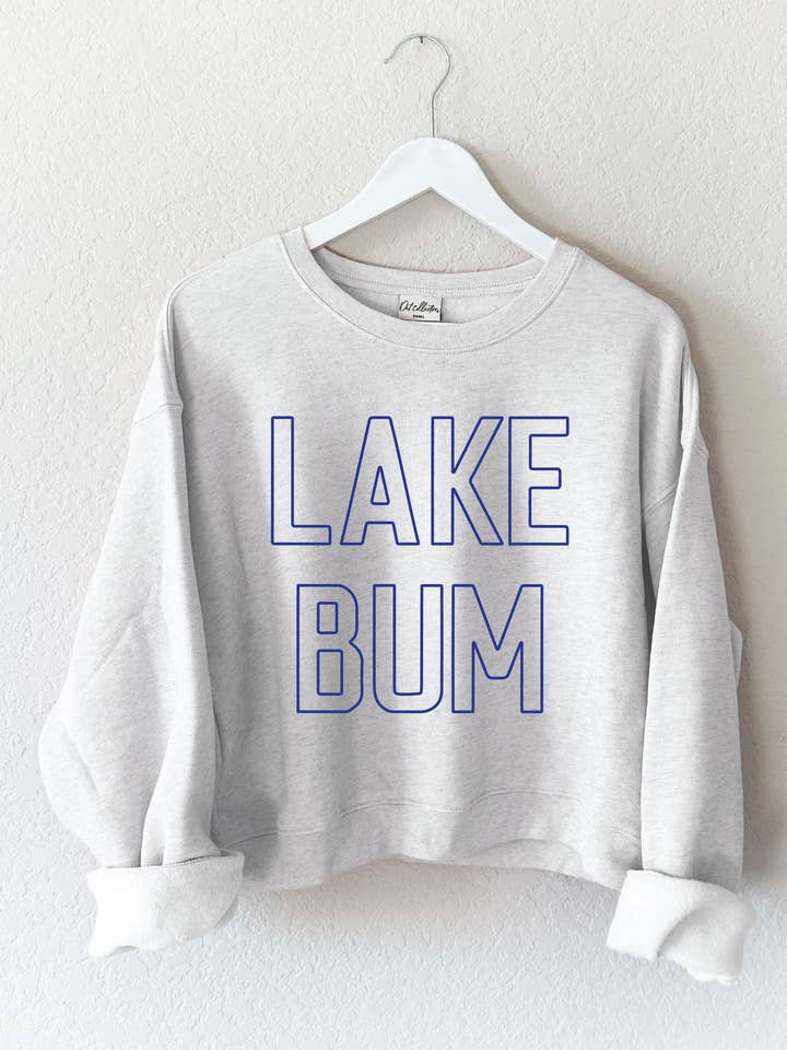 Sudadera con estampado medio LAKE BUM para venta al por mayor de OAT COLLECTIVE