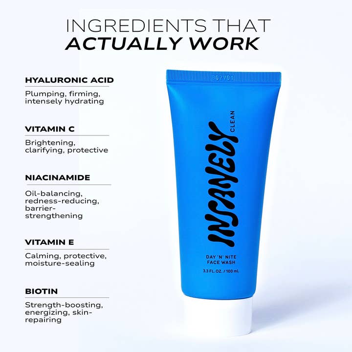 Insanely Clean Skincare - Wholesale Facial Cleanser - Day 'N' Nite Face Wash1