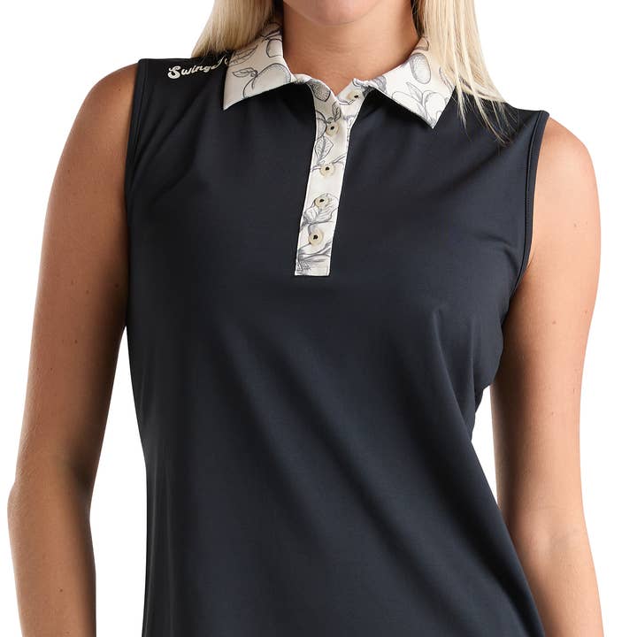 Polo de Mujer Magnolia Toile para venta al por mayor de SwingJuice
