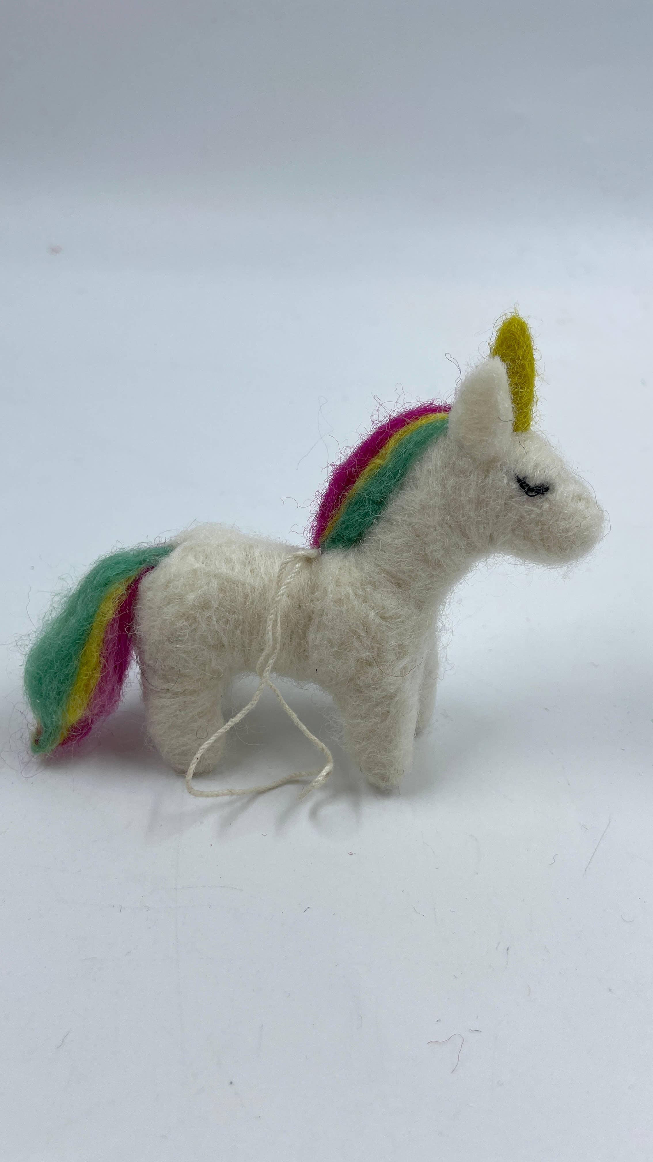 Funky Yak Ltd – wholesale Ornament – Handmade Felt Unicorn Year-round Decoration0
