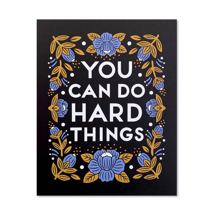 Hard Things Print for wholesale by Wild Hart Paper