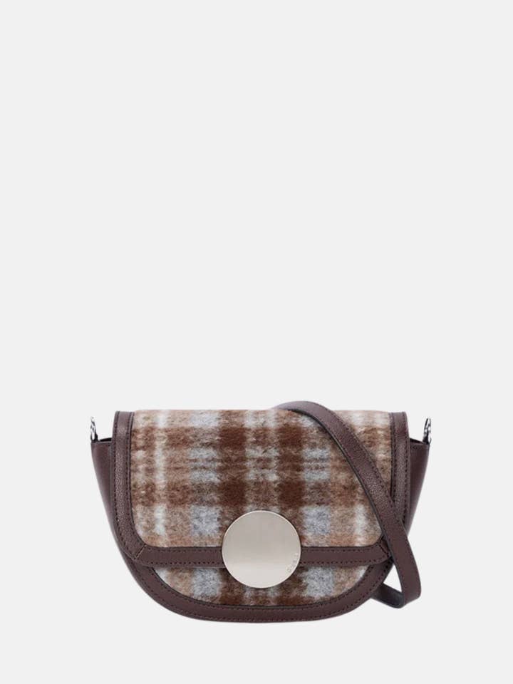 Oryany - Lottie Check Crossbody Petits Sacs à Main - Marron pour la vente par Future Brands Group