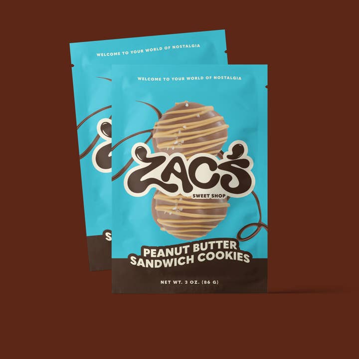 Zac's Sweet Shop - Wholesale Cookie - Peanut Butter Chocolate Covered Sandwich Cookies2