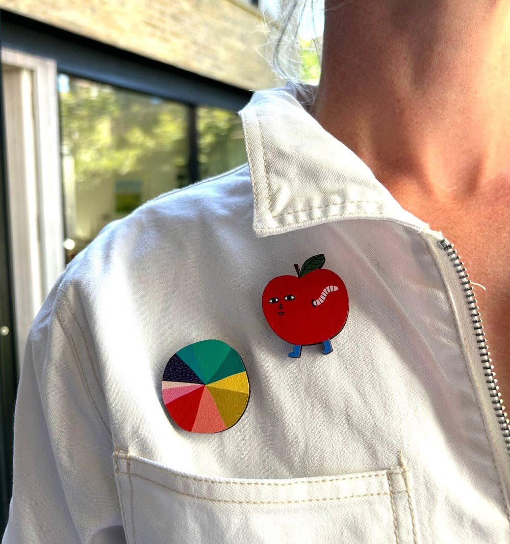 Donna Wilson - Wholesale Brooch - Pippin Pin Badge1