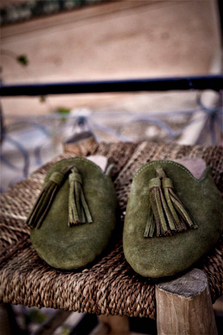 Mikwi - Wholesale Mules - Women's - Suede Leather mules for Women, leather loafers