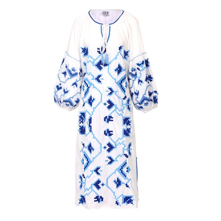 Elena White Dress PRE ORDER SS26 for wholesale by JEP Holland