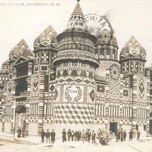 Art Print DS-96 Corn Palace, Mitchell for wholesale by Found Image Press