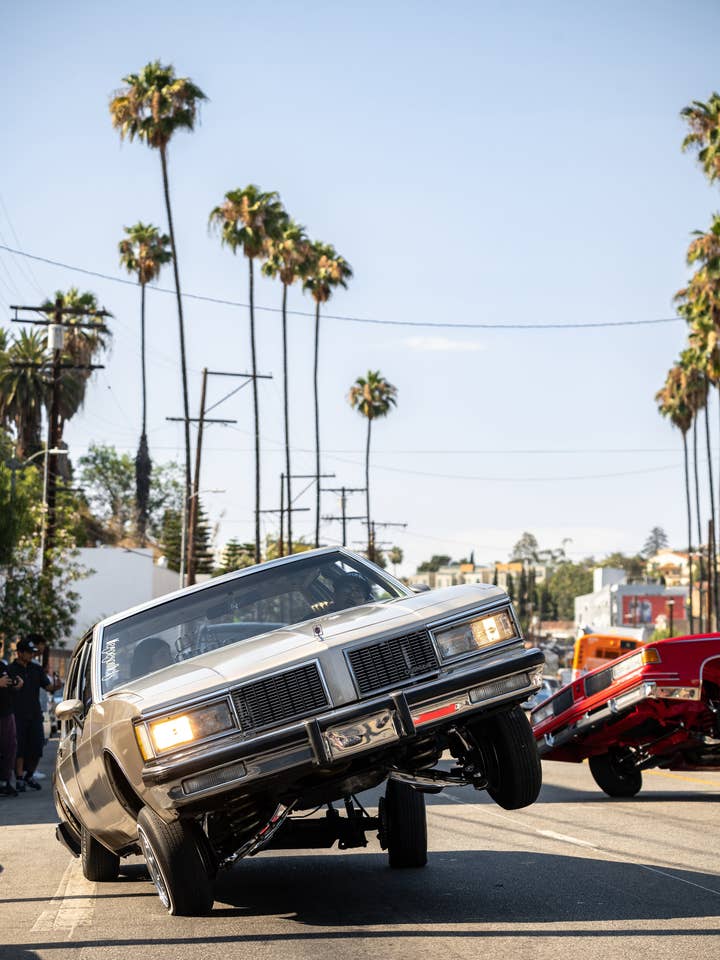 Classic Car Poster - 3 wheel motion on Sunset Blvd. for wholesale by Posters & Puzzles
