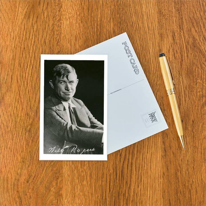 Found Image Press - Wholesale Postcard - Postcard AP-304 Signed Will Rogers Portrait1