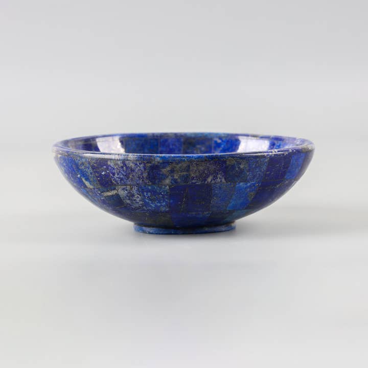 Decorative Bowl Plate Set Lapis Lazuli Stone for wholesale by Aseel
