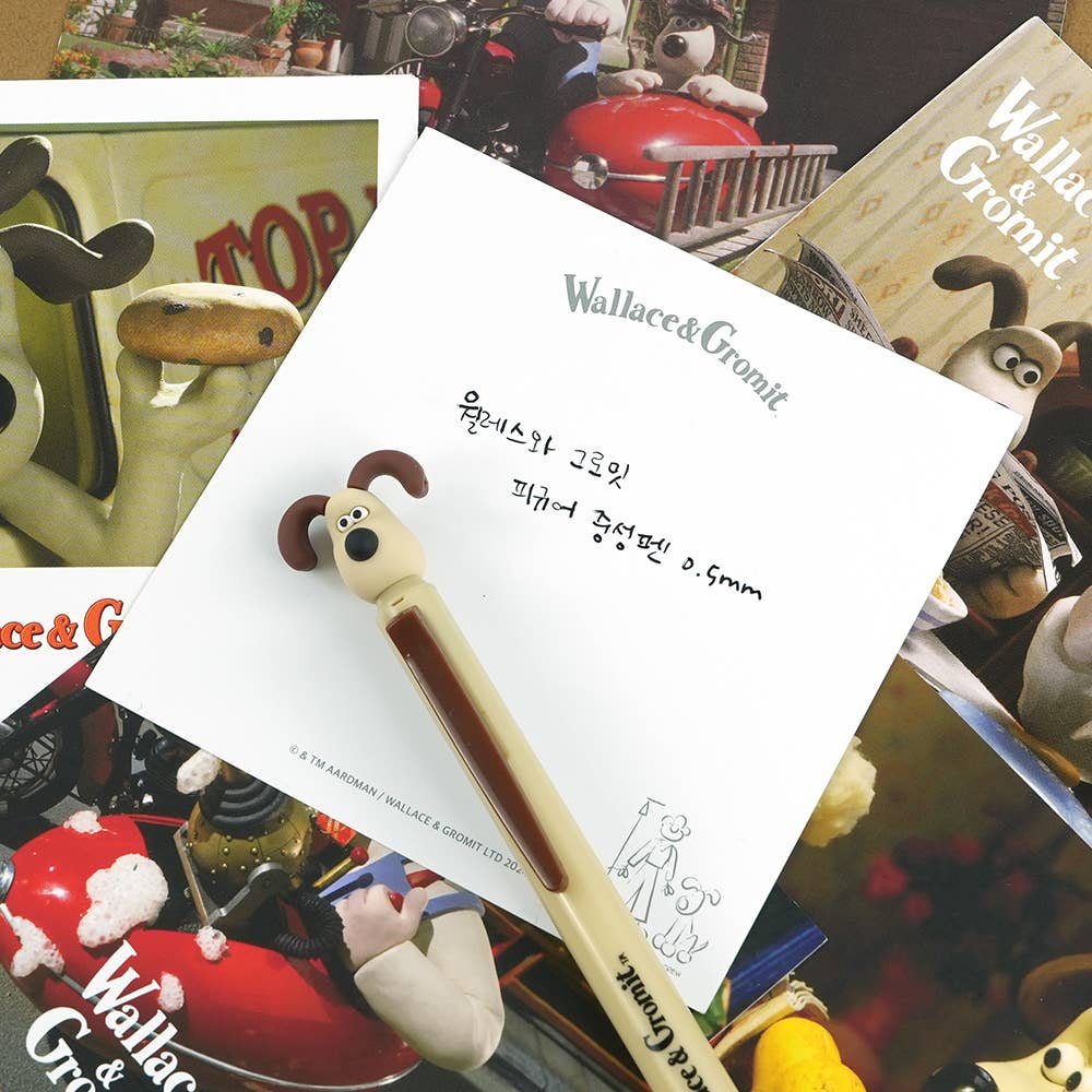 K-Wonderland - Wholesale Pen - Wallace & Gromit Figure Gel Pen 12
